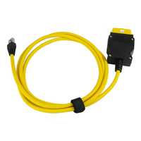 Cable ENET Amarillo para BMW, Actualización de Datos Ocultos, Codificación ICOM, Programador de ECU, Herramienta de Diagnóstico Automotriz, Escáner OBD OBD2