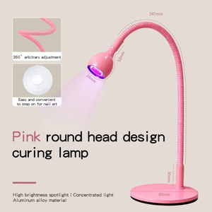 10W Nail Art Pedal <b>Switch</b> UV Phototherapy Baking <b>Light</b> High Brightness Spot Adhesive Nail Flap <b>Light</b> Fast Drying No Blackhand - Product Image 3