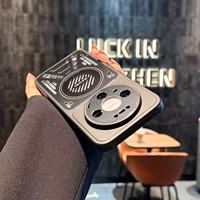 Étui de téléphone magnétique en métal de luxe avec texture creuse pour dissipation thermique, compatible Huawei Mate 80 70 60 Pro, coque antichoc en alliage d'aluminium