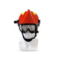 Casque de sauvetage incendie personnalisé avec lunettes de protection intégrales, résistant aux flammes, haute visibilité nocturne, casque de sécurité pour pompiers