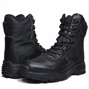Botas de Entrenamiento TSB204 Negras Personalizadas, Ligeras y Transpirables con Parte Superior de Gamuza para Campismo, Caza y Combate al Aire Libre - Product Image 3