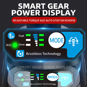 Llave eléctrica sin escobillas de alto torque, llave recargable de iones de litio, llave de impacto de alto torque para andamiantistas y automoción - Product Image 4
