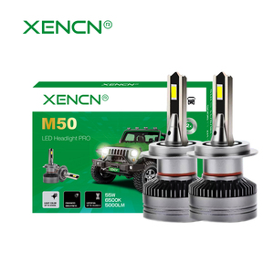 Xencn M50 Mini faro a LED 12/24V 55W 6500K 5000LM universale per camion e auto 9005/9006 9012 H1 H4 H7 H11 di alta qualità OEM - Product Image 3