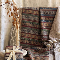 Tissu Jacquard Doux en Gros, Respirant et Doux pour la Peau, Textile de Décoration Intérieure, Faible MOQ