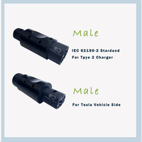 Adaptateur de type 2 à Tesla EV Prise de charge de voiture électrique Prise IEC 62196 pour modèle S X 3 État neuf et d'occasion