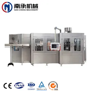 Entièrement automatique 200 - 2000 ml boisson de jus lavage à chaud remplissage bouchage 3 en 1 Machine produite par les machines Zhangjiagang Nancheng