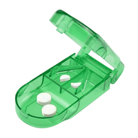 Boîte à pilules transparente en plastique, mini, promotionnelle, pour la vente en gros, avec logo personnalisé, portable et imprimée en sérigraphie