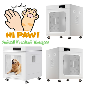 Sèche-cheveux professionnel silencieux pour animaux de compagnie, grande capacité de 200 L, écologique, ABS, 4 vitesses, machine de séchage des poils intelligente pour le toilettage, salle de bain, <span class=keywords><strong>salon</strong></span> - Product Image 2