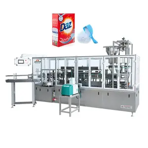 Factory Detergent Washing Powder In Box Cartoning Packing Machine