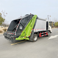 Camion compacteur de déchets hydraulique diesel manuel Sinotruk Howo 4x2, petit modèle 6 m³ à vendre