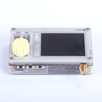 HQXRTEK ESP32-TEF6686 DSP FM portabel, penerima Radio Multiband dengan baterai dan layar isi ulang