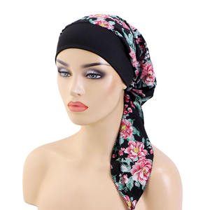 หมวกผ้าโพกศีรษะแฟชั่นยืดหยุ่นสำหรับผู้หญิงฮิญาบมุสลิม - Product Image 6