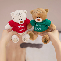 Boneka Beruang Polo Lucu Bergaya Kartun, Hadiah Hari Valentine, Boneka Cares Bears untuk Pacar