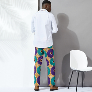 <span class=keywords><strong>Homme</strong></span> Deux Pièces Ensemble Avec Imprimé Africain Hommes <span class=keywords><strong>Chemise</strong></span> À Manches Longues <span class=keywords><strong>2020</strong></span> Nouveau Design - Product Image 3