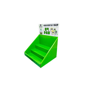 Foldable Stackable Recyclable <b>Cardboard</b> <b>Display</b> Racks with Customized Color & Design for Store Promotion - Product Image 2