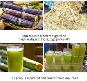 เครื่องคั้นน้ำอ้อยสแตนเลสแนวตั้งขนาดเล็กสำหรับใช้ในเชิงพาณิชย์ โรงงานแปรรูปผลไม้ มอเตอร์ประสิทธิภาพสูงสำหรับใช้ในร้านค้า - Product Image 2