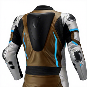 Fully Custom Genuine Leather Motorbike Racing Suit Breathable Custom Made <b>Motorcycle</b> Suit <b>Cheap</b> Price Motorbike Suit - Product Image 4