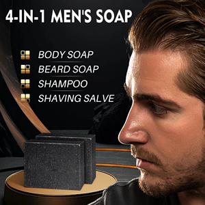 4 in1 Private Label fatto a mano <span class=keywords><strong>sapone</strong></span> naturale uomo <span class=keywords><strong>barba</strong></span> Shampoo viso <span class=keywords><strong>da</strong></span> <span class=keywords><strong>barba</strong></span> saponetta <span class=keywords><strong>da</strong></span> <span class=keywords><strong>barba</strong></span> per gli uomini - Product Image 3