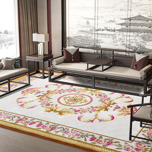 صوف سجاد من الصوف الاكريليك الكلاسيكي الصديق الصينى على الطراز الأوروبي لغرفة المعيشة أريكة منزلية VIP/غرفة رئاسية - Product Image 3
