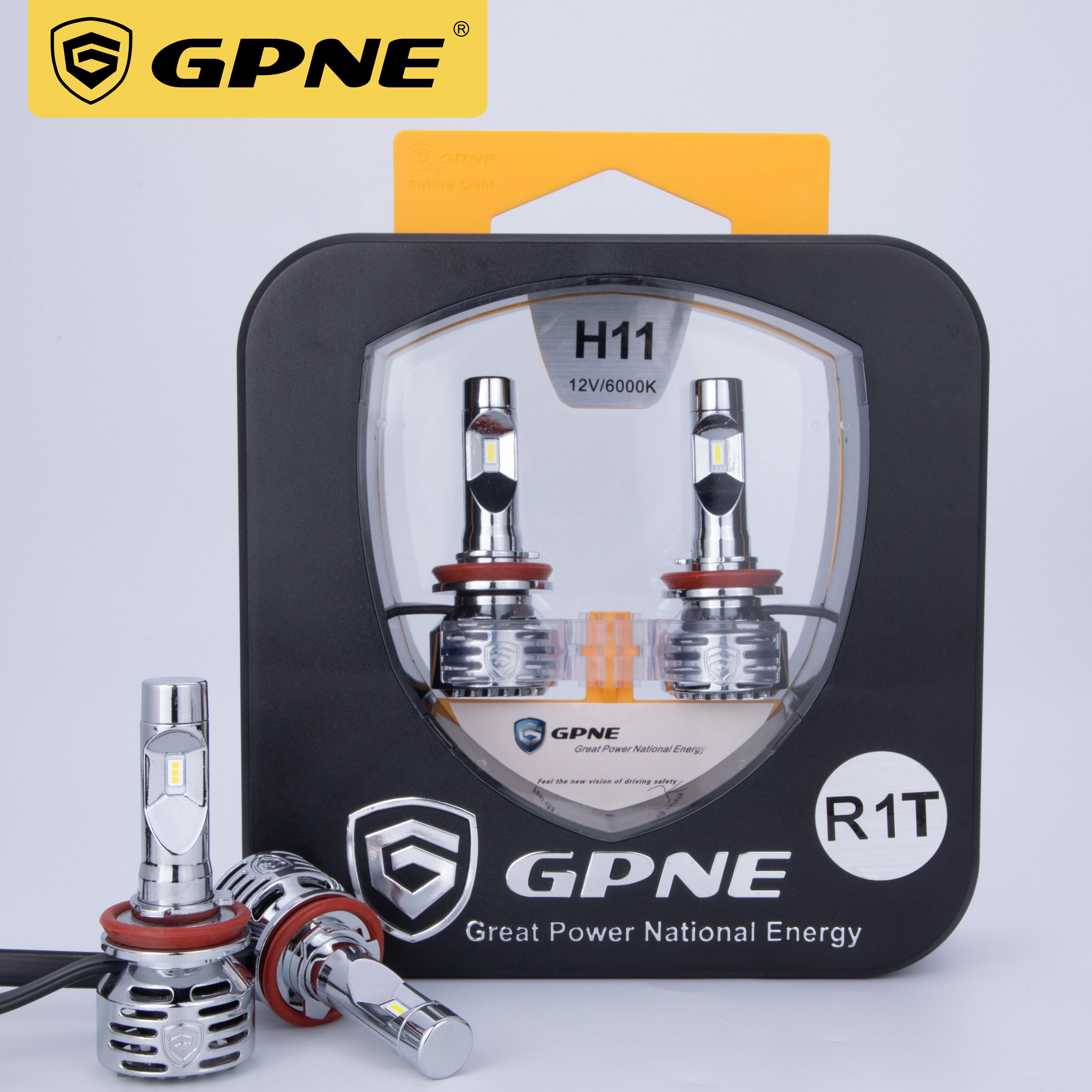 GPNE Автомобильные светодиодные фары для противотуманных фар, высококачественный комплект для переоборудования зеленого цвета, светодиодные фары