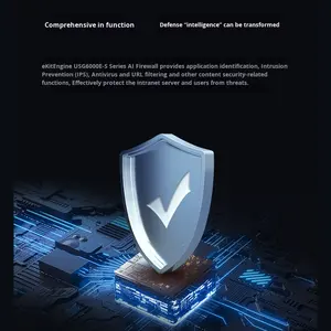 华为8级USG6000E-S12企业防火墙 * 通用电气组合<span class=keywords><strong>2</strong></span>*通用电气RJ45 <span class=keywords><strong>2</strong></span> * 10GE SFP VPN安全云 - Product Image 2