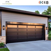 MULTISHADES Moteur latéral intelligent moderne en acier inoxydable pour porte de garage, télécommande, utilisation commerciale, fonctionnement haute fréquence, fini