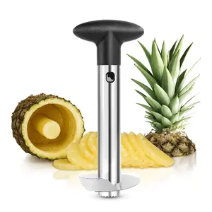 Rvs Gemakkelijk Keuken Fruit Tool 3 In 1 Ananas Dunschiller En Corer Slicer Cutter