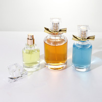 Vente en gros Bouteilles de parfum rétro portables 30ml 50ml 100ml Offre Spéciale de diffuseur vide de luxe à nœud rond