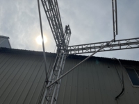 Scène de concert mobile en alliage d'aluminium pour DJ, remorque podium, accessoires d'affichage pour événements