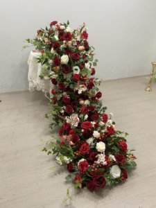 Ghirlanda di Fiori di Seta Personalizzata di Alta Qualità, Centrotavola per Matrimoni, Eventi e Feste in Stile <span class=keywords><strong>Giardino</strong></span> - Product Image 3