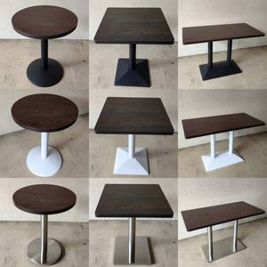 Mesa de Comedor Cuadrada de Madera Maciza de Varias Capas para Espacios Comerciales (Cafeterías, Restaurantes, Bares de Aperitivos, Restaurantes de Comida Rápida) - Product Image 5