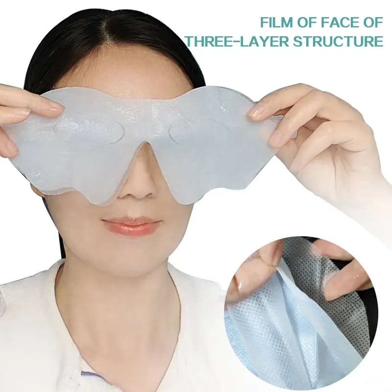 Beleza Borboleta Padrão Bio Celulose Eye Mask Material de coco Reduzir Círculo Escuro Hidratante Folha Eye Mask Patch