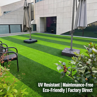 Tapis d'herbe artificielle Duoli, haute qualité, prix bas, vente en gros, gazon synthétique, pelouse artificielle pour la décoration du jardin
