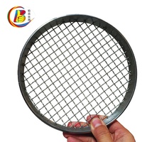 Fil d'acier inoxydable résistant à l'oxydation, tamis vibrant de laboratoire rond de 200 mm de diamètre, écran filtrant pour échantillons