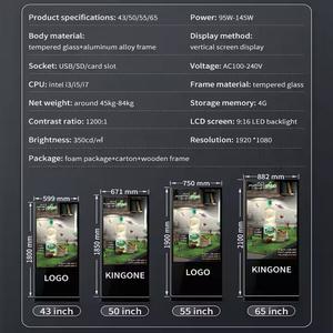 Trong nhà 32 43 49 55 65 75 inch HD Android kỹ thuật số biển tầng đứng Media <span class=keywords><strong>Player</strong></span> cho trung tâm mua sắm - Product Image 4