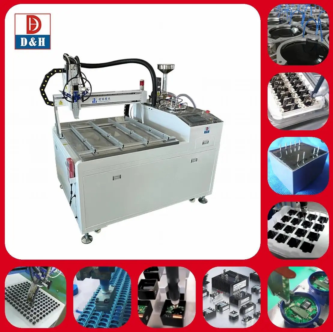 Automatic 3 axis liquid glue application machine glue potting machine dispenser