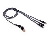 Adaptor USB a Female ke Type-C OTG dengan Pengisian Cepat 3A, Pelindung Anyaman Aluminium Alloy, Jaket TPE, dan Lampu