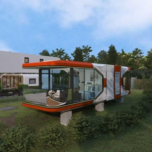 HJ Modern Compact Single Person Mini <strong>Space</strong> Capsule Home <strong>for</strong> Studio <strong>Apartment</strong> Urban Living <strong>Small</strong> Family - Product Image 3