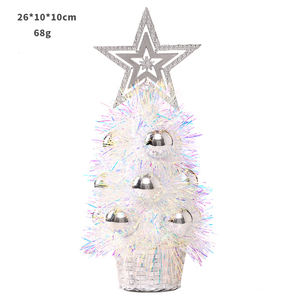 Tira de lana de plástico Mini adorno de árbol de Navidad para decoración de Navidad Decoración interior - Product Image 5