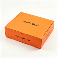 Boîte d'emballage biodégradable pour hamburger, boîte d'emballage alimentaire pour hot-dog, boîte en carton rectangulaire personnalisée pour frites avec sauce