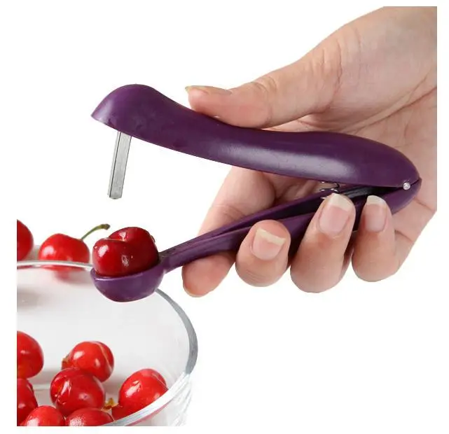 K676 Cherry Fruit Kitchen Pitter Remover Olive Core Corer Remove Pit Tool Seed Gadget Stoner