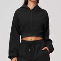 Sweat à capuche zippé rose surdimensionné en coton pour femme avec logo personnalisé, imprimé léopard, coupe décontractée, coupe-vent, respirant, vêtement de détente