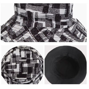 Sombrero de Verano con Estampado para Mujer, Ligero, Reversible, de Tela de Poliéster, para Uso Casual al Aire Libre - Product Image 3