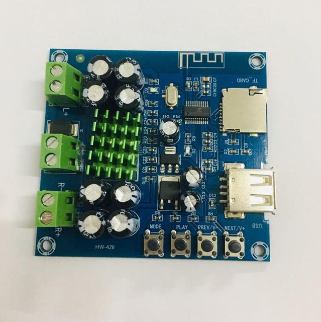 XH-M422 DC12-24V TPA3116D2 50W + 50W 4.0 Amplifier Board Module With TF Card Player TPA3116