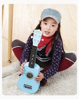 JELO AS-1 21 pouces ukulélé coloré lumière acoustique guitare acajou tilleul Instrument de musique jouet pour enfants en gros