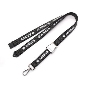 Lanyard de Cuello de Aviación <span class=keywords><strong>Airbus</strong></span> por Sublimación Personalizado con Hebilla de Cinturón de Seguridad Listo para Enviar para Regalos de Aviación sin Pedido Mínimo - Product Image 3