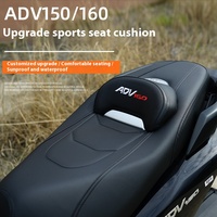 CUSTOM WORLD pour ADV 160 Siège de remplacement confortable avec support lombaire en plastique pour moto