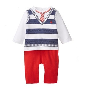 Hiver au détail de barboteuse de vêtements de cérémonie de bébé de coton pour le fournisseur - Product Image 2