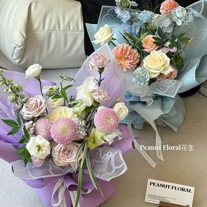 2024 New Release 58*58cm Butterfly <b>Pattern</b> Packaging <b>Paper</b> Waterproof OPP Plastic Flower Bouquet Wrapping <b>Paper</b> - Product Image 5