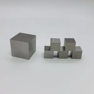 Tungsten Metal Cubes 10 mm Paperweight Tungsten Cubic Customization Engraved Polished Tungsten Ingots for Sale